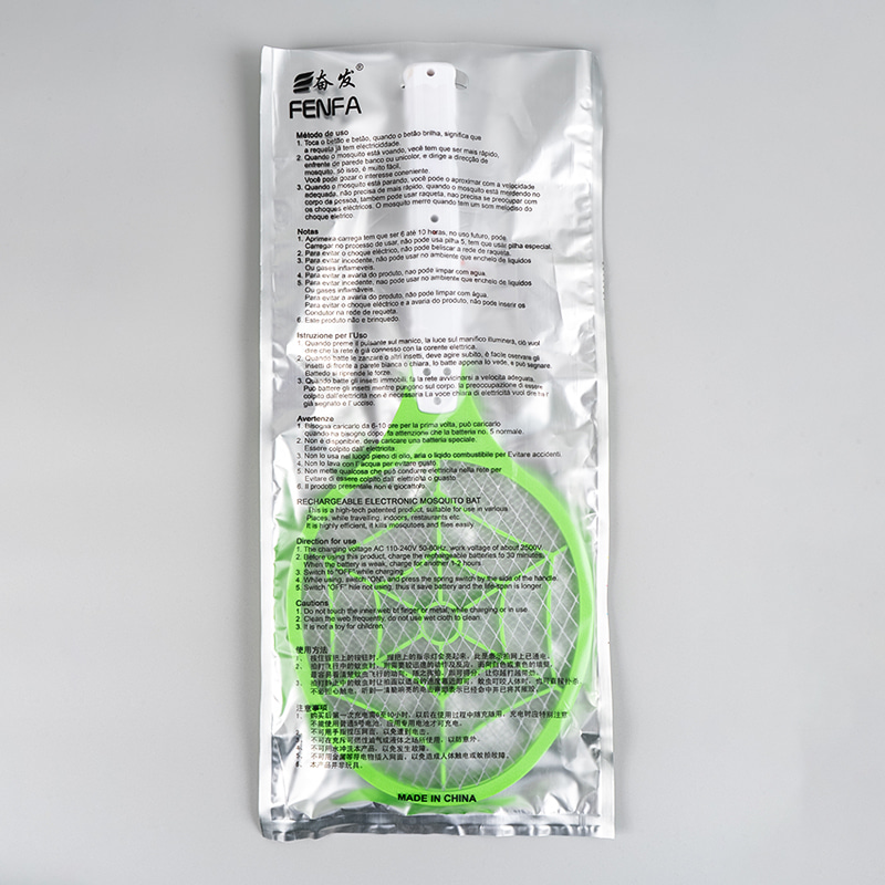 FF-007 3-farget brasiliansk plugg bly-syre batteri 400mAh elektrisk myggsmekker FF-007 3-farget brasiliansk plugg bly-syre batteri 400mAh elektrisk myggsmekker