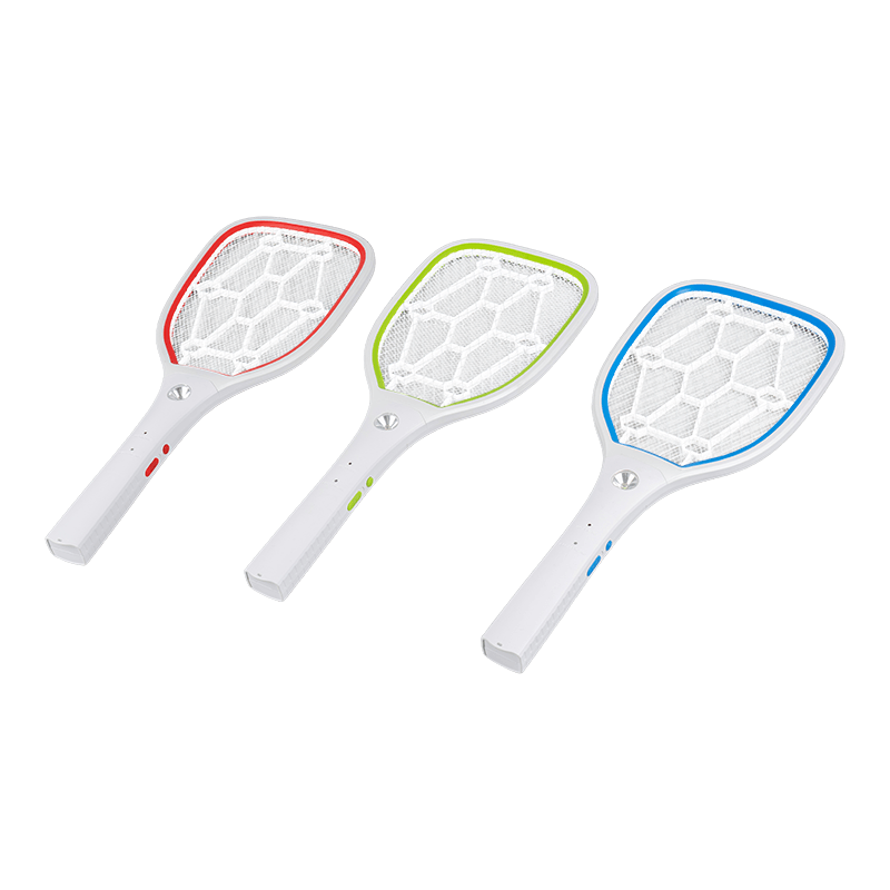FF-788 1200mAh 3-farget elektrisk myggsmekker med lys FF-788 1200mAh 3-farget elektrisk myggsmekker med lys